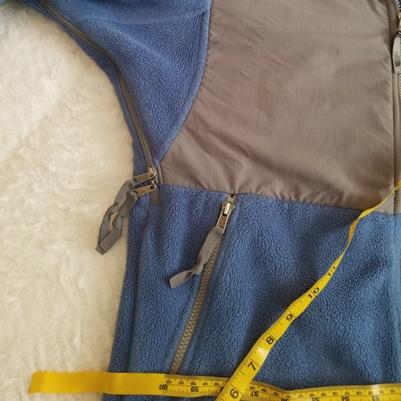 The North Face Denali Jacket Blue and Gray Vintage - Picture 6 of 8
